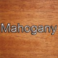 Mahogany Wood Type