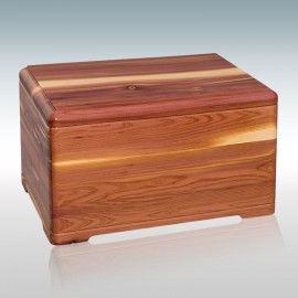 Cedar Designer - Wood Cremation Urn