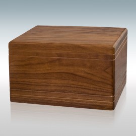 Walnut Boxwood - Wood Cremation Urn
